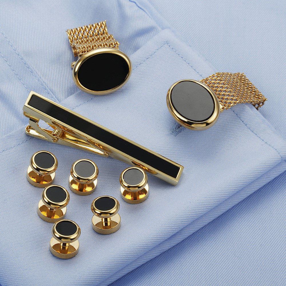 VAGULA جديد 9 قطعة أزرار أكمام - مراجعة Tie Bar Set Gift وسعره