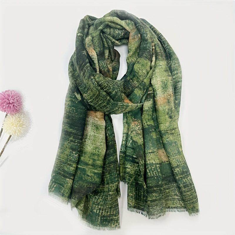 شال قطني عتيق للسيدات ، بشمينا - مراجعة Pashmina Wrap Large وسعره