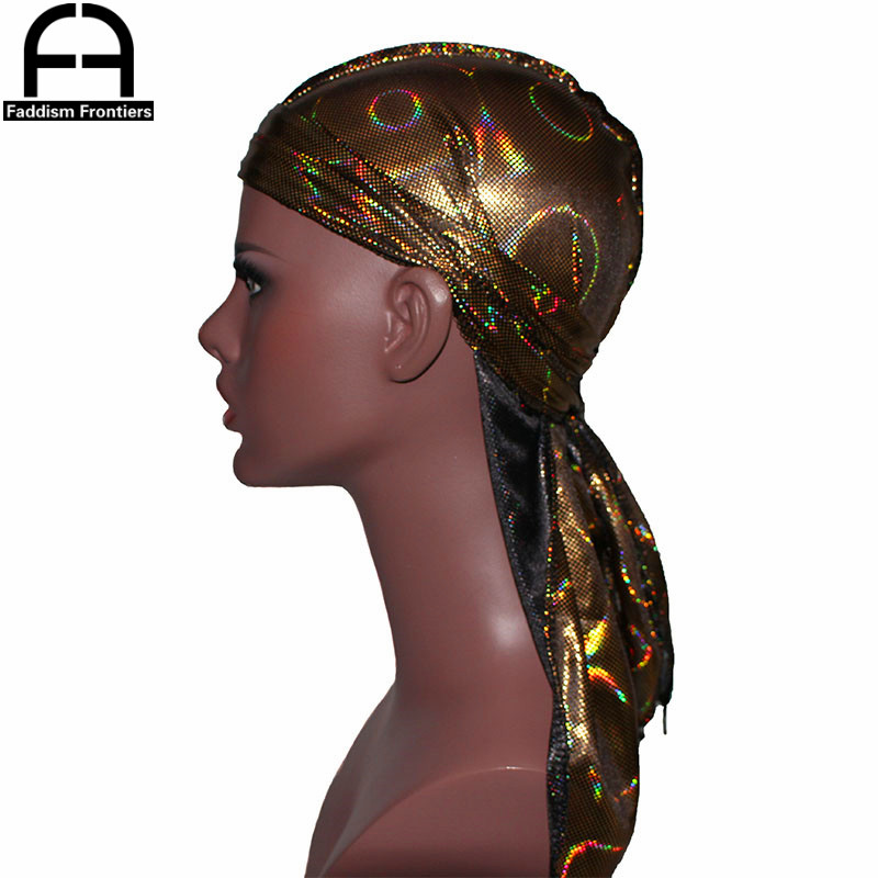 جديد الرجال الملونة سباركلي حر - مراجعة Bandana Doo Rag وسعره