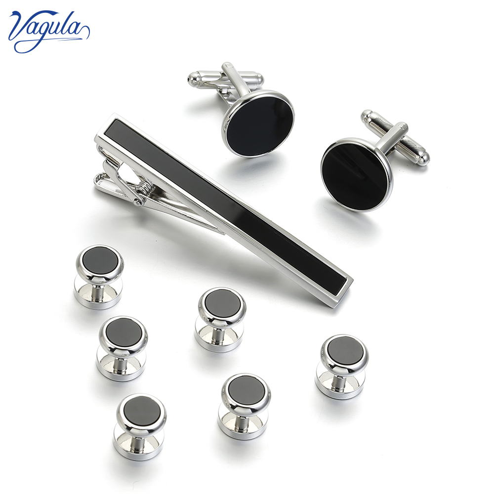 VAGULA 9 قطعة التعادل بار الكف - مراجعة Tie Bar Set Gift وسعره
