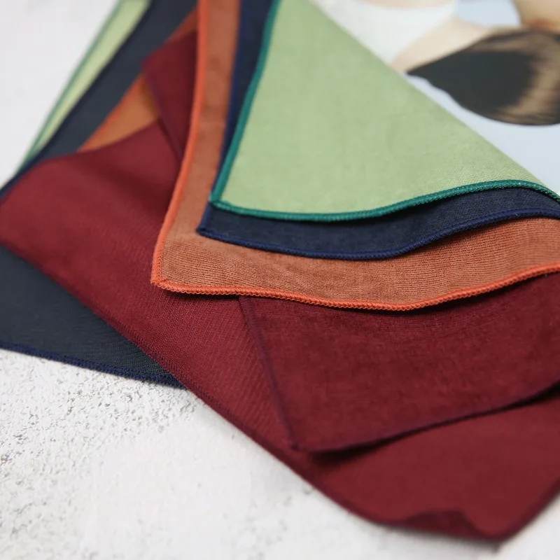 منديل جيب رجالي 24 سم بلون واح - مراجعة Pocket Square Set وسعره