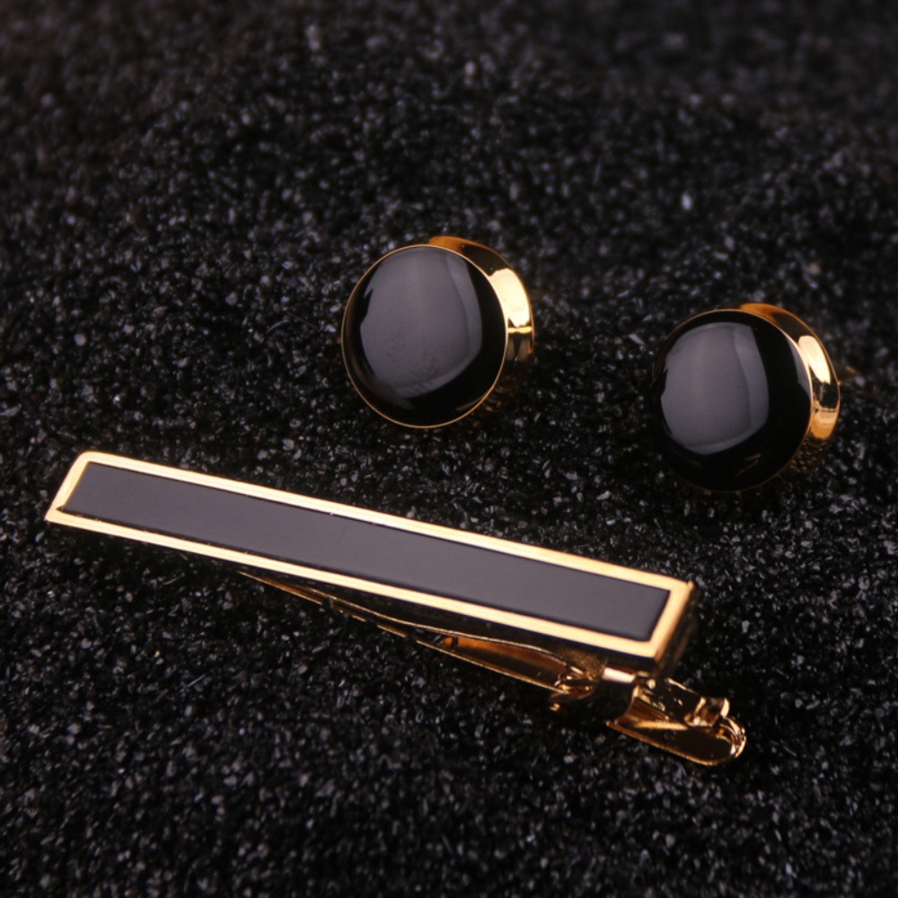 طقم مشبك ربطة عنق للرجال مع أز - مراجعة Tie Bar Set Gift وسعره