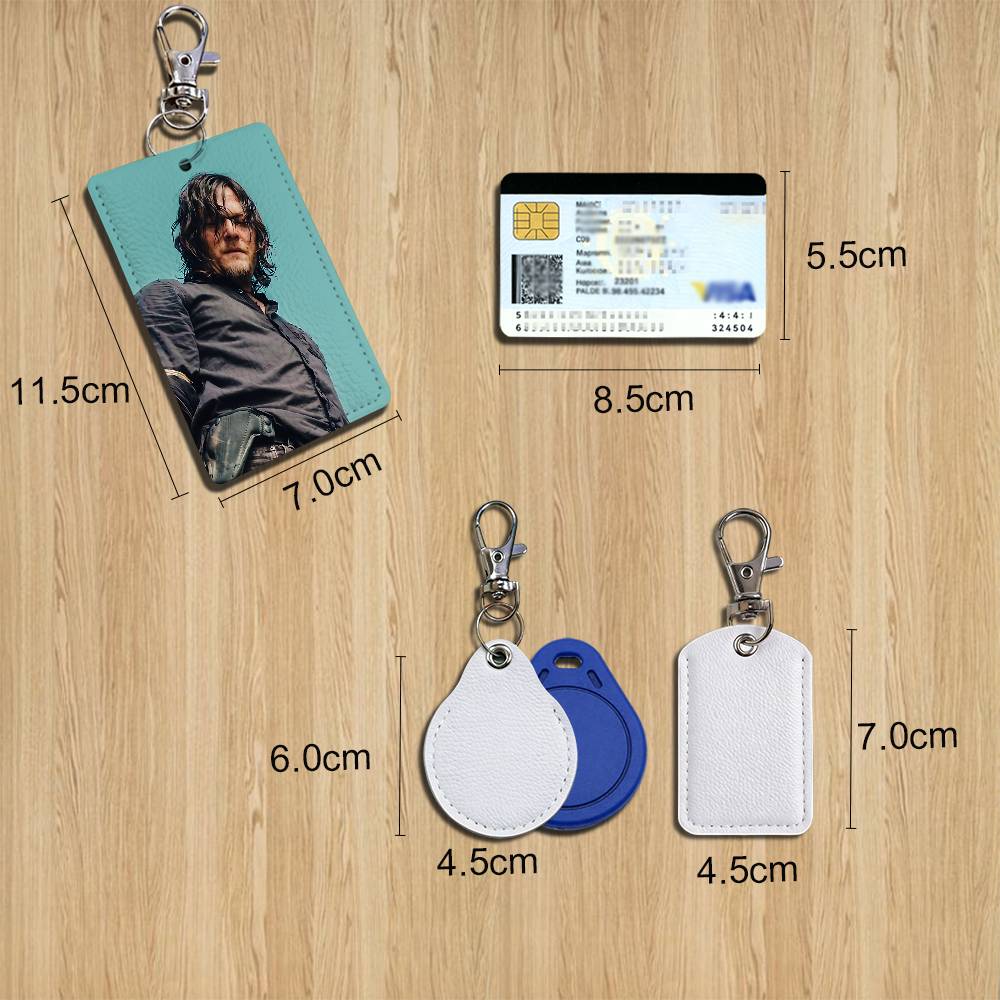 حامل مفاتيح جلدي بتصميم نيجان  - مراجعة Lanyard Badge Holder وسعره