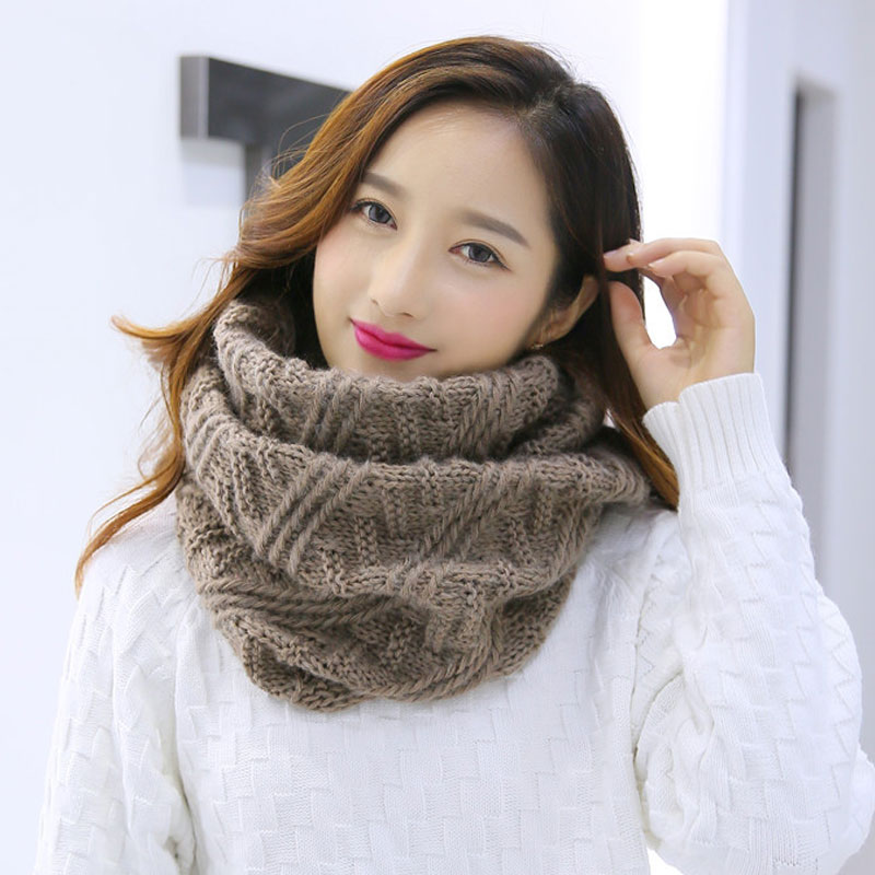 للجنسين الشتاء لينة مكتنزة متم - مراجعة Infinity Scarf Knit وسعره