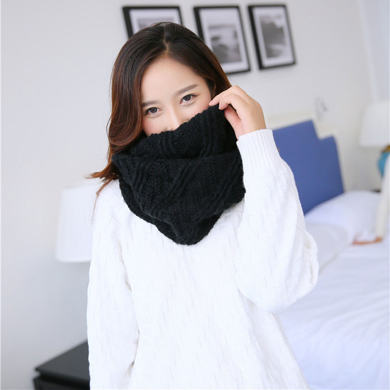 للجنسين الشتاء لينة مكتنزة متم - مراجعة Infinity Scarf Knit وسعره